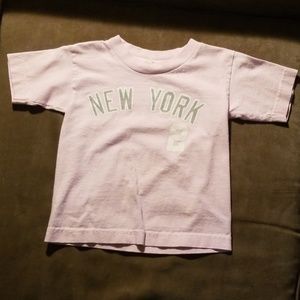 Girls NY Yankees Jeter t-shirt about a size 4